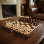 Royal Maxi Schachspiel 12,2 Zoll mit Einlegetablett (2,6 Zoll König)